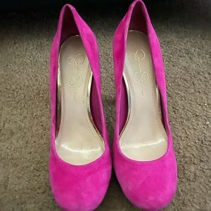 Bright Pink Jessica Simpson Pumps